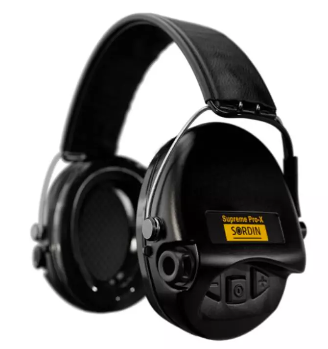 Sordin Supreme Pro-X Hear2 Black - Kuulosuojaimet - 7392749009158 - 1
