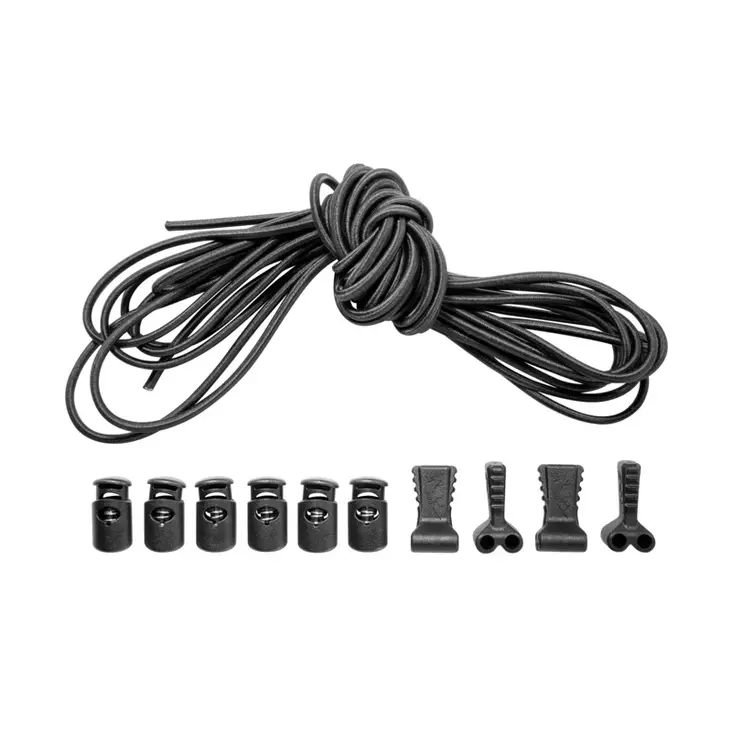 Tasmanian Tiger Bungee Cord Tab Set Black - Taktiset reput ja varustelaukut - 4013236401028 - 2