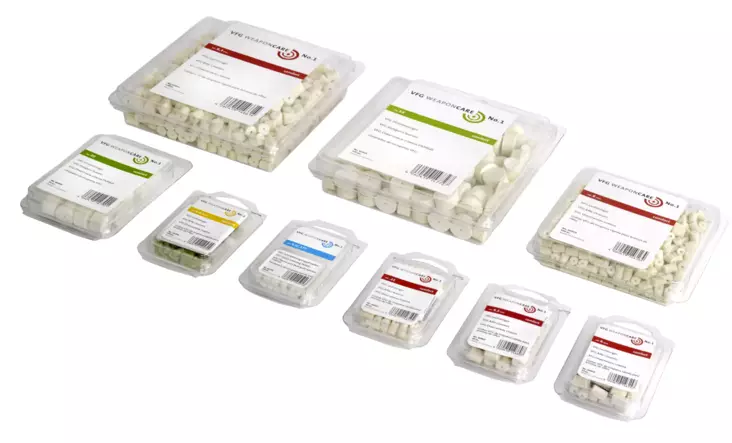 VFG Puhdistustuppo 4,5mm 100pc - Muut aseenhoitotuotteet - 4260419145808 - 1