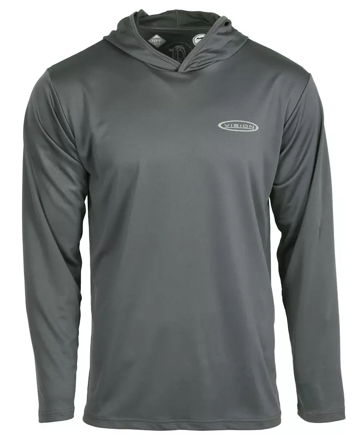 Vision Bamboo BUG & UV Hoodie Ash -hyönteissuojahuppari - Hupparit - 6417512844468 - 1