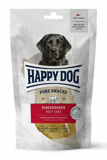 Happy Dog Beef Ear 250g - Kuivatut eläinten osat - 60889 - 1