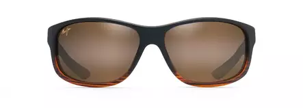 Maui Jim Kaiwi Channel - Dark Brown Stripe Frame with HCL Lens - Lasilinssit - 603429067359 - 2