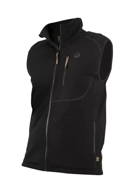 Nordhunt Talbot Wool Vest Black - Metsästys- ja hirviliivit - 5740032601619 - 2