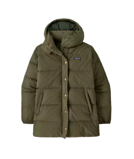 Patagonia W´s Cotton Down Parka Basin Green - Naisten untuvatakit - 198077467519 - 1
