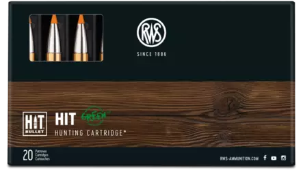 RWS Hit .308 Win 10,7g 20pcs - Patruunat 308 Winchester - 4000294188459 - 2