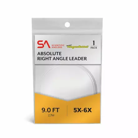 Scientific Anglers Absolute Right Angle leader 9' - Nylonkartioperukkeet - 840309140959 - 2
