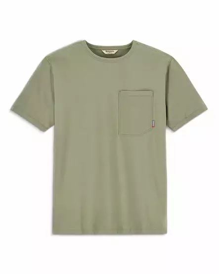 Simms Harbor Pocket T-shirt Willow - Miesten t-paidat - 694264696989 - 2