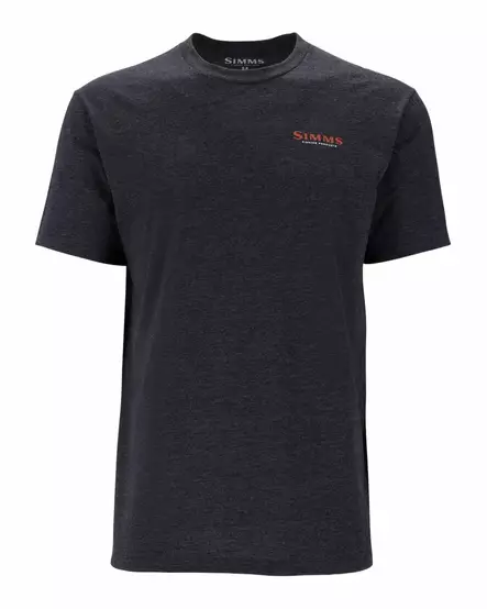 Simms Let It Fly T-Shirt Charcoal Heather - Miesten t-paidat - 694264678749 - 2