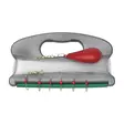 Kinetic Fiskeharpe Tyttebærkrok - Pohjaonginta- & turskarigit - 5707461329149 - 1