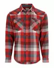 Simms Santee Shirt Auburn Red Slate Buffalo Check - Paidat - 694264625569 - 1