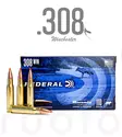Federal Varmint & Predator V-Max .308 Win 7,15g 20pcs - Patruunat 308 Winchester - 604544647549 - 1
