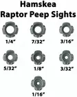 Hamskea Raptor Peep - Peep-tähtäimet - 856633006779 - 2