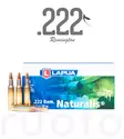 Lapua Naturalis .222 Rem 3,2g 20pcs - Patruunat 222 Remington - 6418267103589 - 1