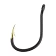 Mikado Golden Point Iseama with Ring 9 pcs #4 - Silmälliset & lapiopäiset koukut - 5900637616689 - 2