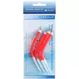 Mikado Gummi Makk Rig 3 Hooks Red - Pohjaonginta- & turskarigit - 5900637138389 - 1