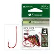 Mikado Sensual Round with Barbs Red - Silmälliset & lapiopäiset koukut - 5900637710059 - 2
