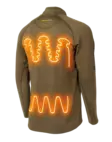 Muddy Nucleus Heated Quarter Zip - Metsästäjän alus- ja väliasut - 888151071359 - 2