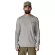 Patagonia M's Cap Cool Sun Hoody - Fitz Roy Trout Canyon Brown w/Shore Blue - Paidat - 198077756569 - 2