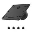RAM 100x100mm VESA Plate with Ball D - RAM Mounts, D-koko - 793442202469 - 1