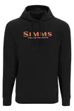 Simms Logo Hoody Black - Hupparit - 694264661789 - 1