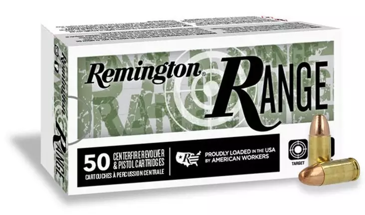 Remington Range FMJ 9x19mm 7,5g - Patruunat 9x19 - 047700661209 - 1
