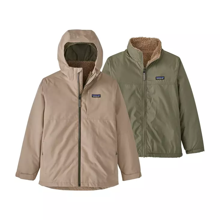 Patagonia K's 4-in-1 Everyday Jacket Oar Tan - Muut takit - 195699053809 - 1