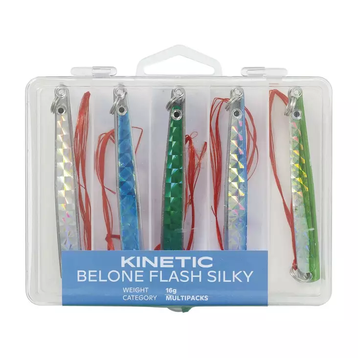 Kinetic Belone Flash Silky - Metallijigit & shore jigging -jigit - 5707461359559 - 1