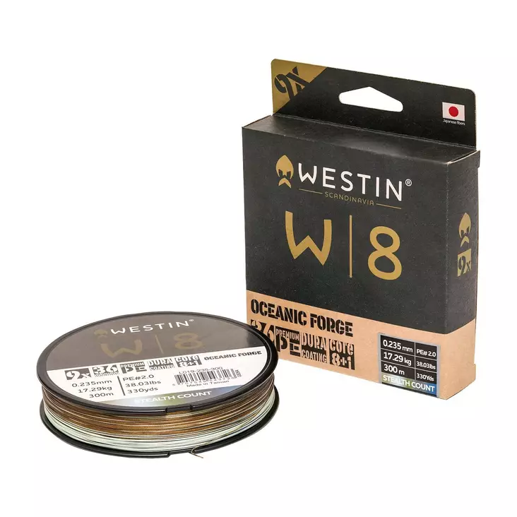 Westin W8 9-Braid Oceanic Forge 300m - Merikuitusiimat - 5707549543719 - 1