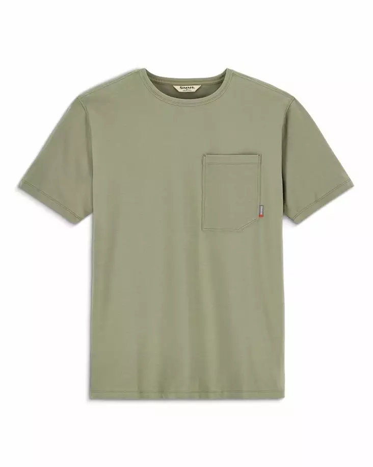 Simms Harbor Pocket T-shirt Willow - Miesten t-paidat - 694264696989 - 2