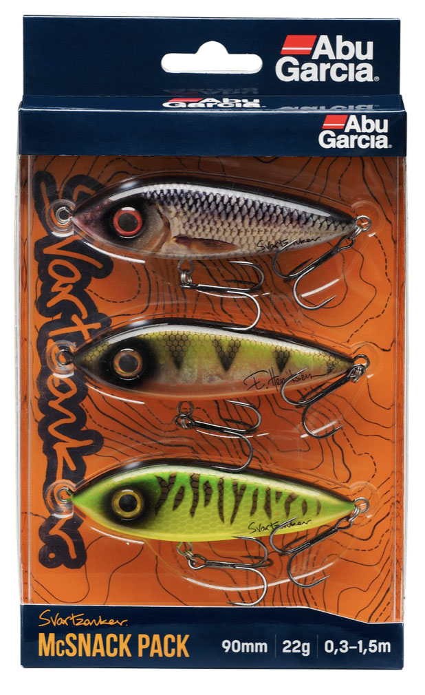 Abu Garcia Svartonker McSnack 3-Pack - Viehelajitelmat - 036282089259 - 1