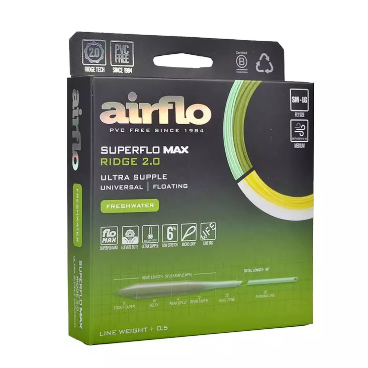 Airflo Superflo Max Ridge 2.0 Ultra Supple Universal Taper - Kelluvat - 614910148839 - 1