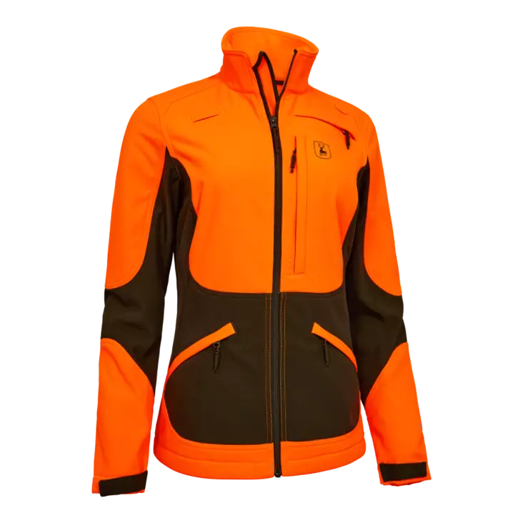 Deerhunter Lady Rogaland Softshell Jacket Safety Orange - Naisten metsästystakit - 5702827243909 - 1