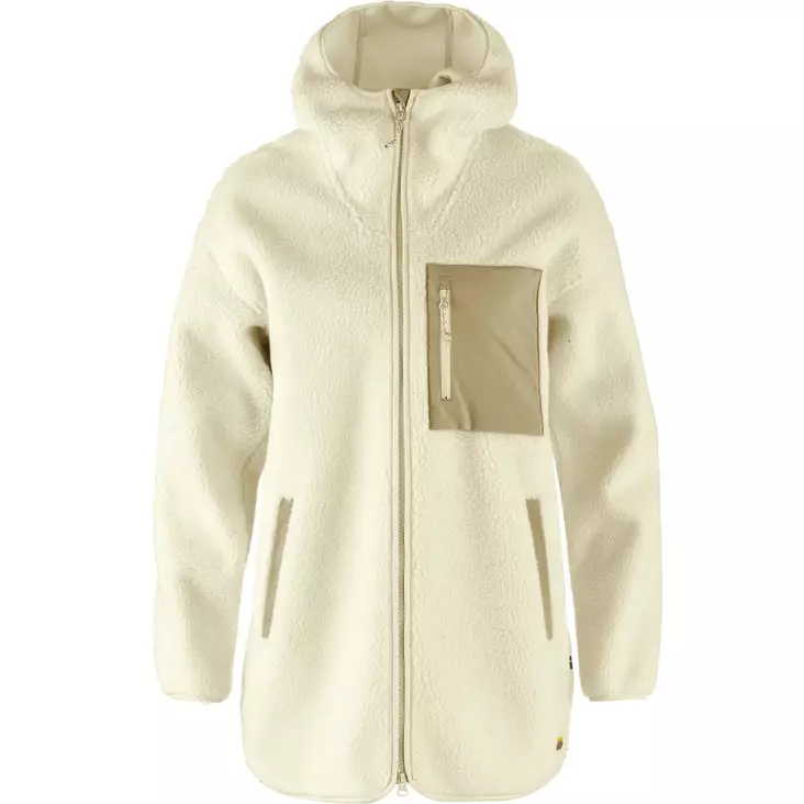 Fjällräven Vardag Pile Fleece Long W Chalk White - Fleecepaidat - 7323451109249 - 1