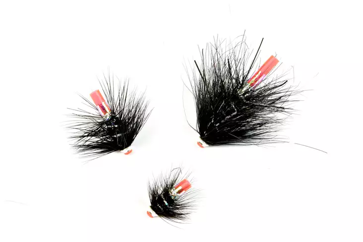 Frödin Flies Loose Bodies Black & Silver -putkiperhon runko - Putkiperhot - 7340154603799 - 1