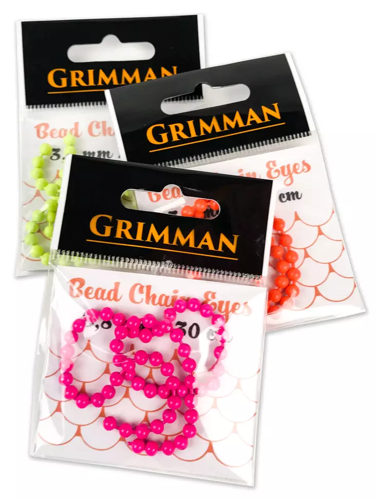 Grimman Bead Chain Eyes 3,8mm Painted - Painosilmät - 11808019 - 1