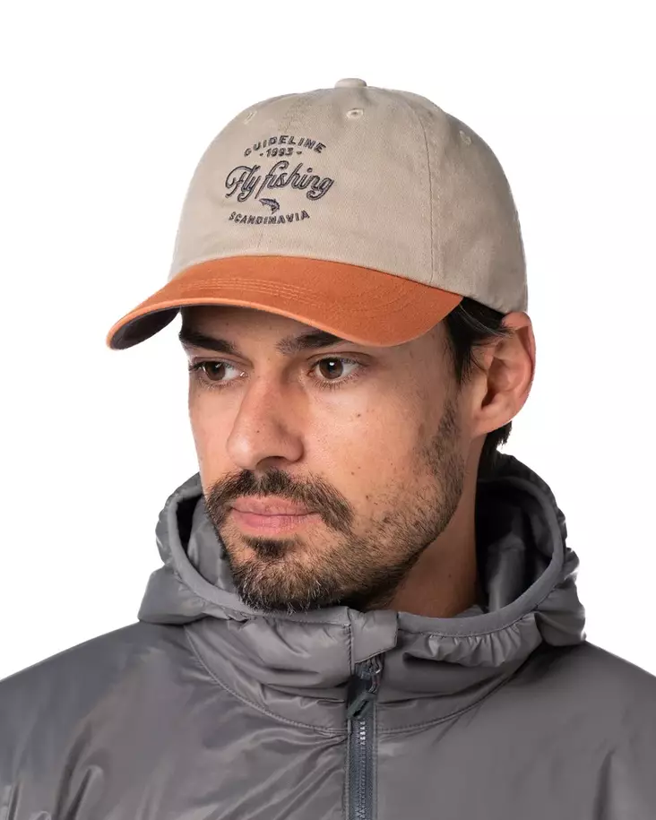 Guideline Fly Fishing Cap Khaki/Pumpkin - Lippikset - 7033841110679 - 1
