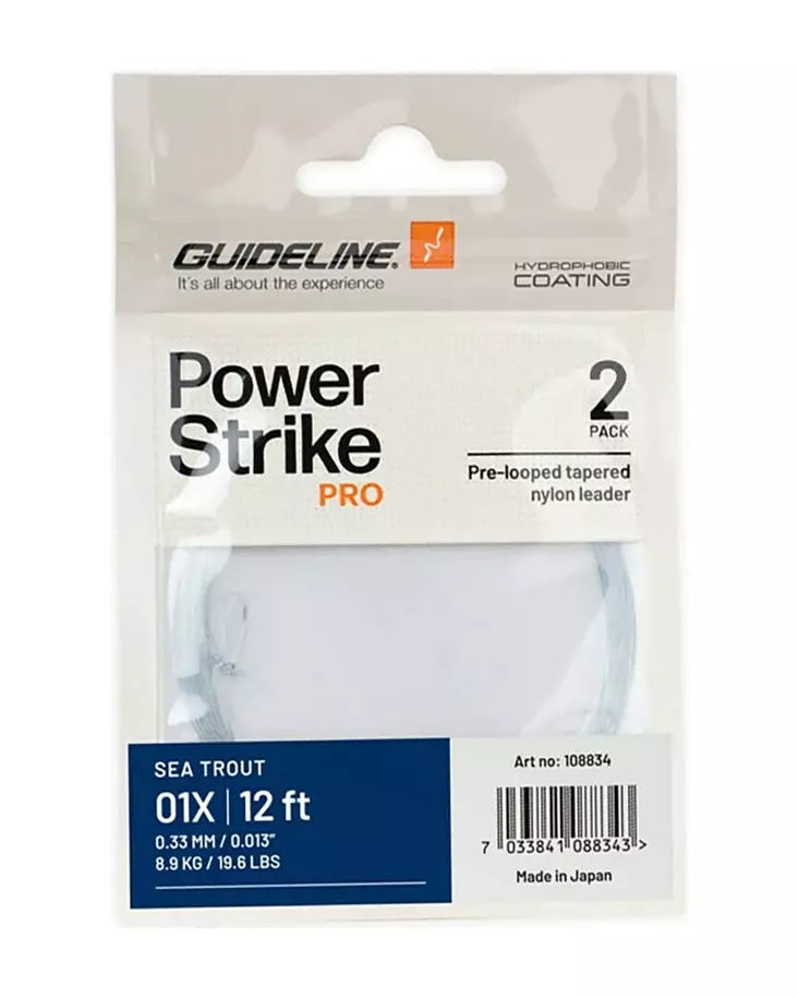 Guideline PS PRO Sea Trout 12' 1X 0.26mm - Nylonkartioperukkeet - 7033841088329 - 1