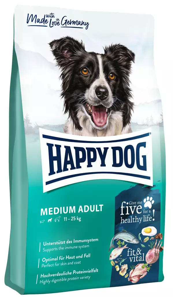 Happy Dog Fit & Vital Adult Medium - Happy Dog Fit & Vital -koiranruoat - 60759 - 1
