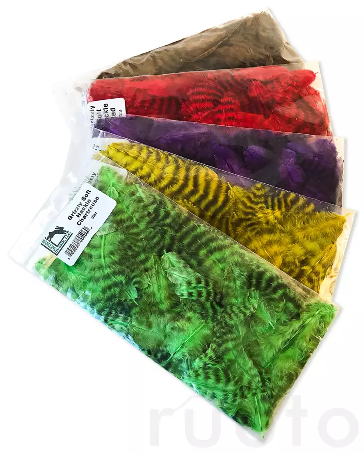 Hareline Grizzly Soft Hackle - Muut sulat ja höyhenet - 40450300019 - 1