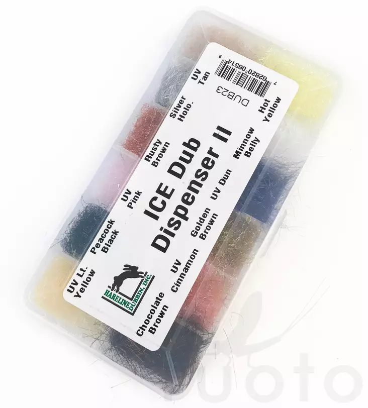 Hareline Ice Dub Dispenser II -dubbinglajitelma - Dubbinglajitelmat - 762820065149 - 1