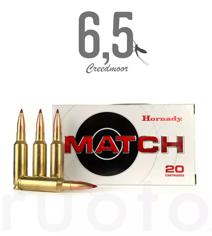 Hornady ELD Match 6,5 Crmr 9,1g 20pcs - Patruunat 6,5 Creedmoor - 090255815009 - 1