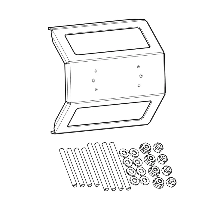 Humminbird Mounting Kit Solix 10 - Humminbird-lisävarusteet - 082324052149 - 1