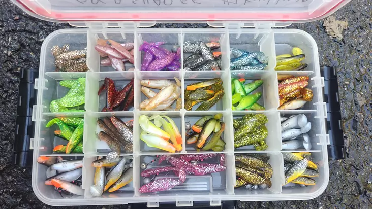 Jigilajitelma Orka Shad 5,5cm + Päitä - Käytetyt heittokalastusvälineet - SH000539 - 1