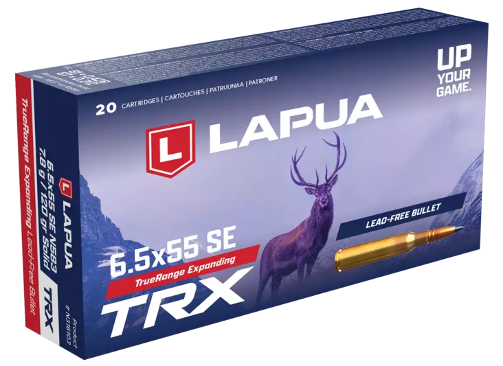 Lapua TRX 6,5x55 SE 7,8g 20pcs - Patruunat 6,5 x 55 SE - 6418267103909 - 1