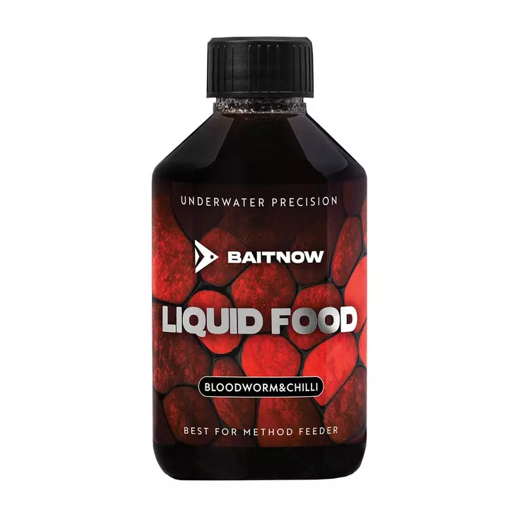 Mikado BaitNow Liquid Food Bloodworm & Chilli 250ml - Aromit & nestemäiset houkutteet - 5900637153559 - 1