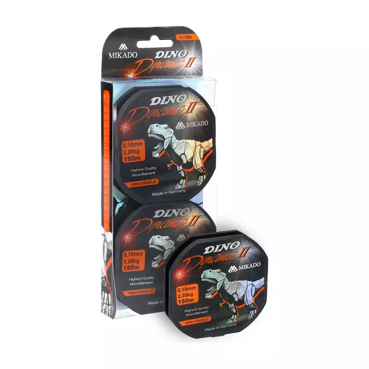 Mikado Dino Dynamic II 150m - Feeder- & match-monofiilit - 5900637809449 - 1