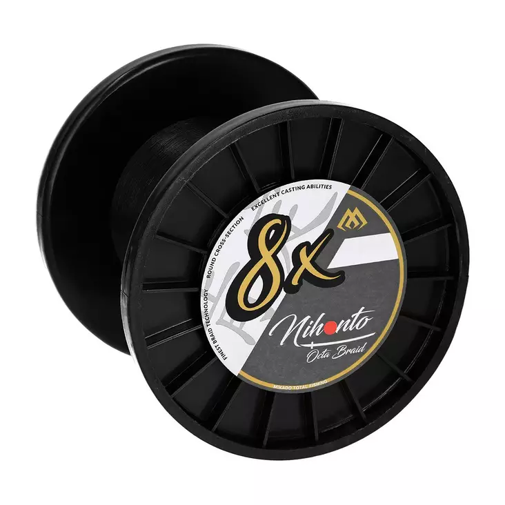 Mikado Nihonto Octa Braid 900m Black - Kuitusiimat - 5900637814849 - 1
