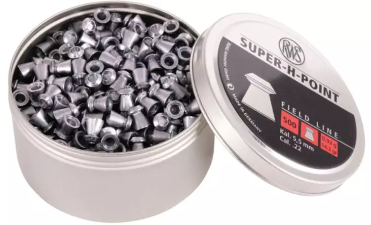 RWS Super-H-Point 5,50mm 0,92g - Ilma-aseiden luodit 5,5 mm - 4000294136689 - 1