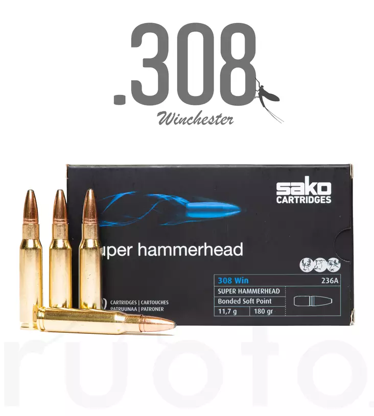 Sako Super Hammerhead .308 Win 11,7g 20pcs - Patruunat 308 Winchester - 6438053999479 - 1
