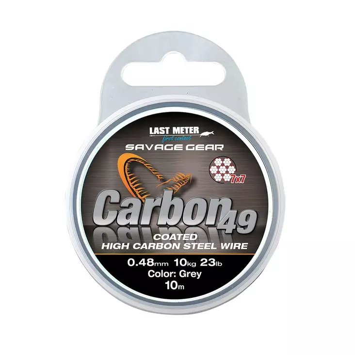 Savage Gear Carbon 49 Wire Leader - Perukemateriaalit (rullatavaraa) - 5706301548979 - 1